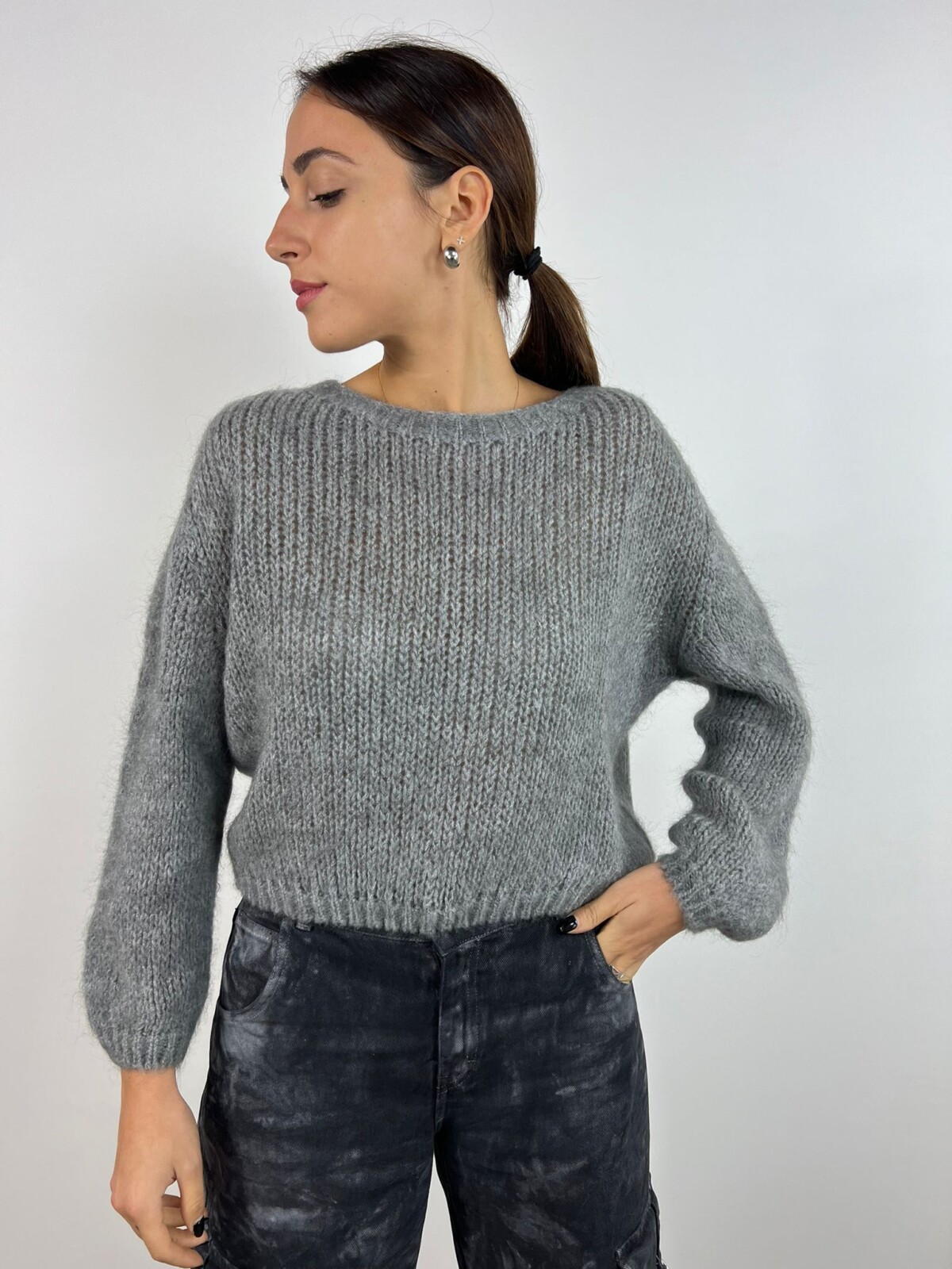 Maglioncino In Mohair Vicolo Martica Abbigliamento